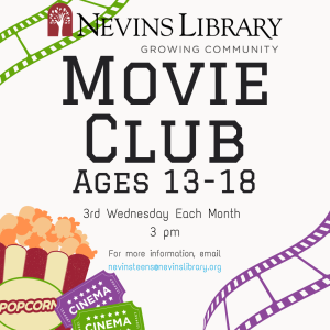 Teen Movie Club (Ages 13-18)