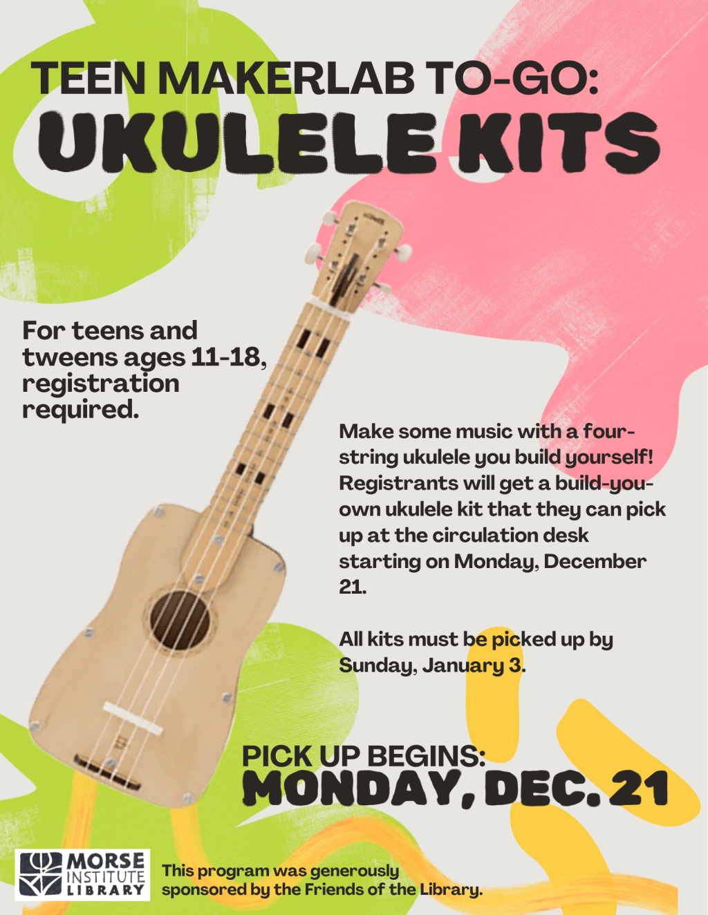 Teen MakerLab To Go: Ukulele Kits