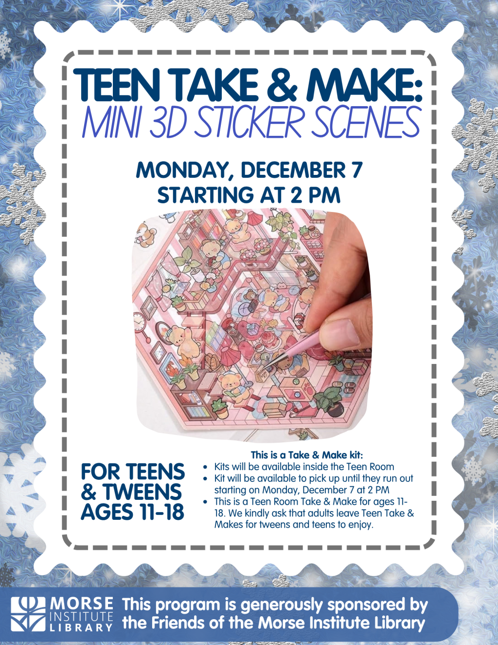Teen Take & Make: Mini 3D Sticker Scenes