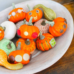 Decorate a Mini Pumpkin