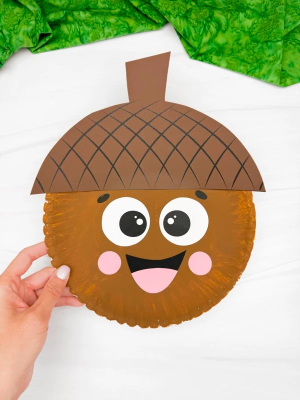 Take and Make KIDS: Paper Plate Acorn
