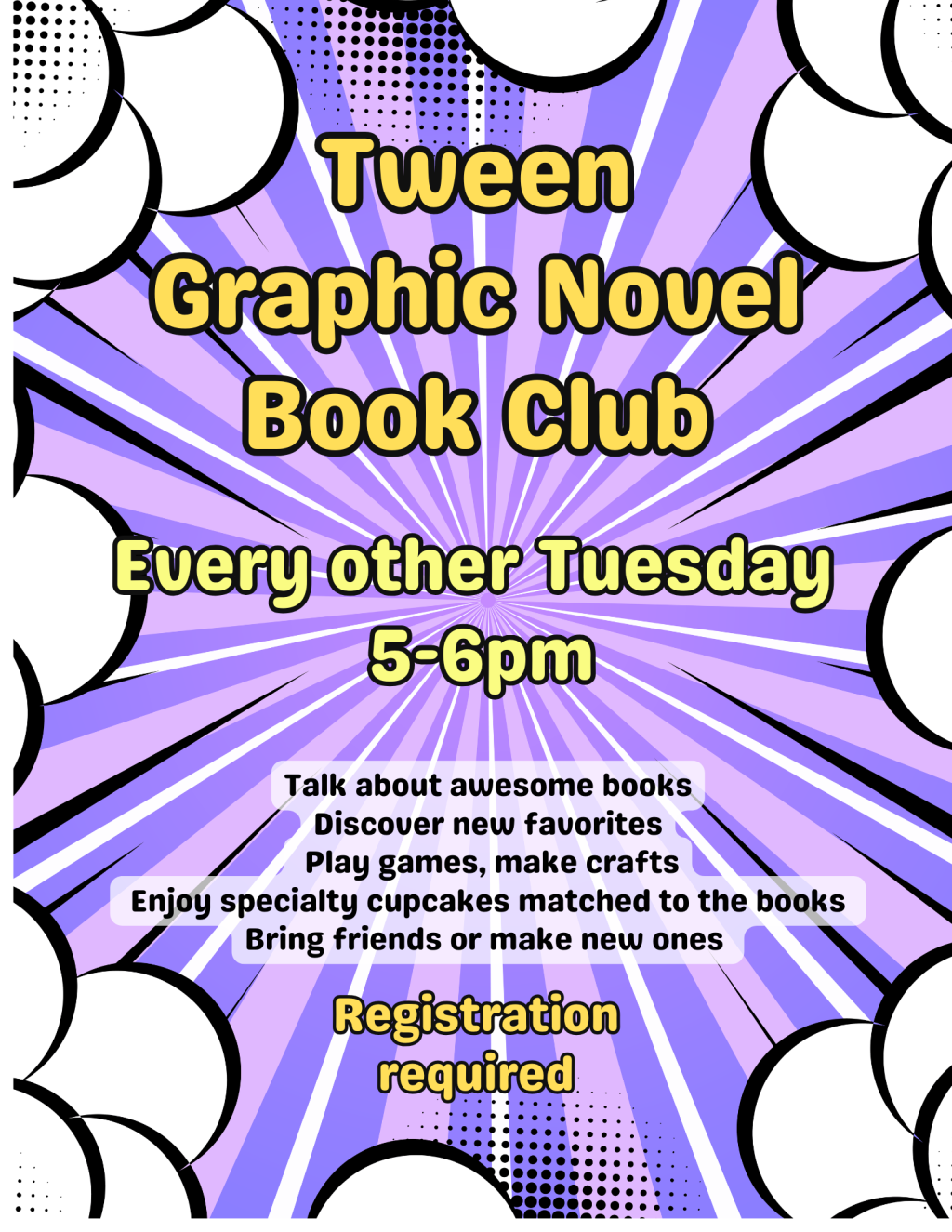 Tween Graphic Novel Book Group