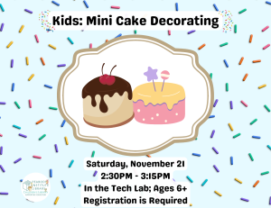 Kids: Mini Cake Decorating