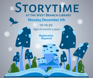Storytime- at the West Branch Library