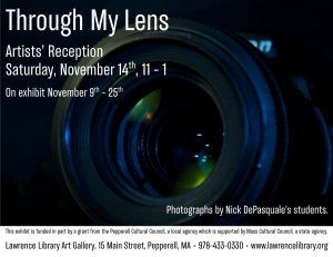 Through My Lens Artists' Reception