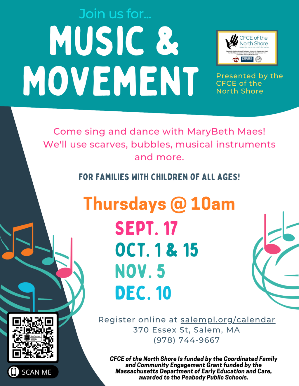 Music and Movement (CFCE of the North Shore)
