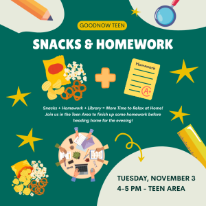 🍿🧃Snacks & Homework📄📚