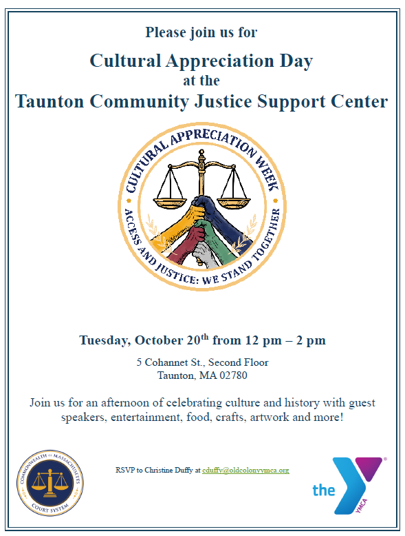 Taunton Community Justice Support Center Cultural Appreciation Day