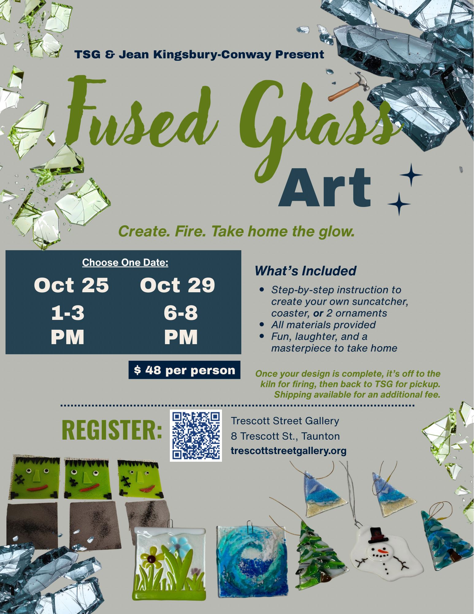 Trescott Street Gallery Presents: Fused Glass Art