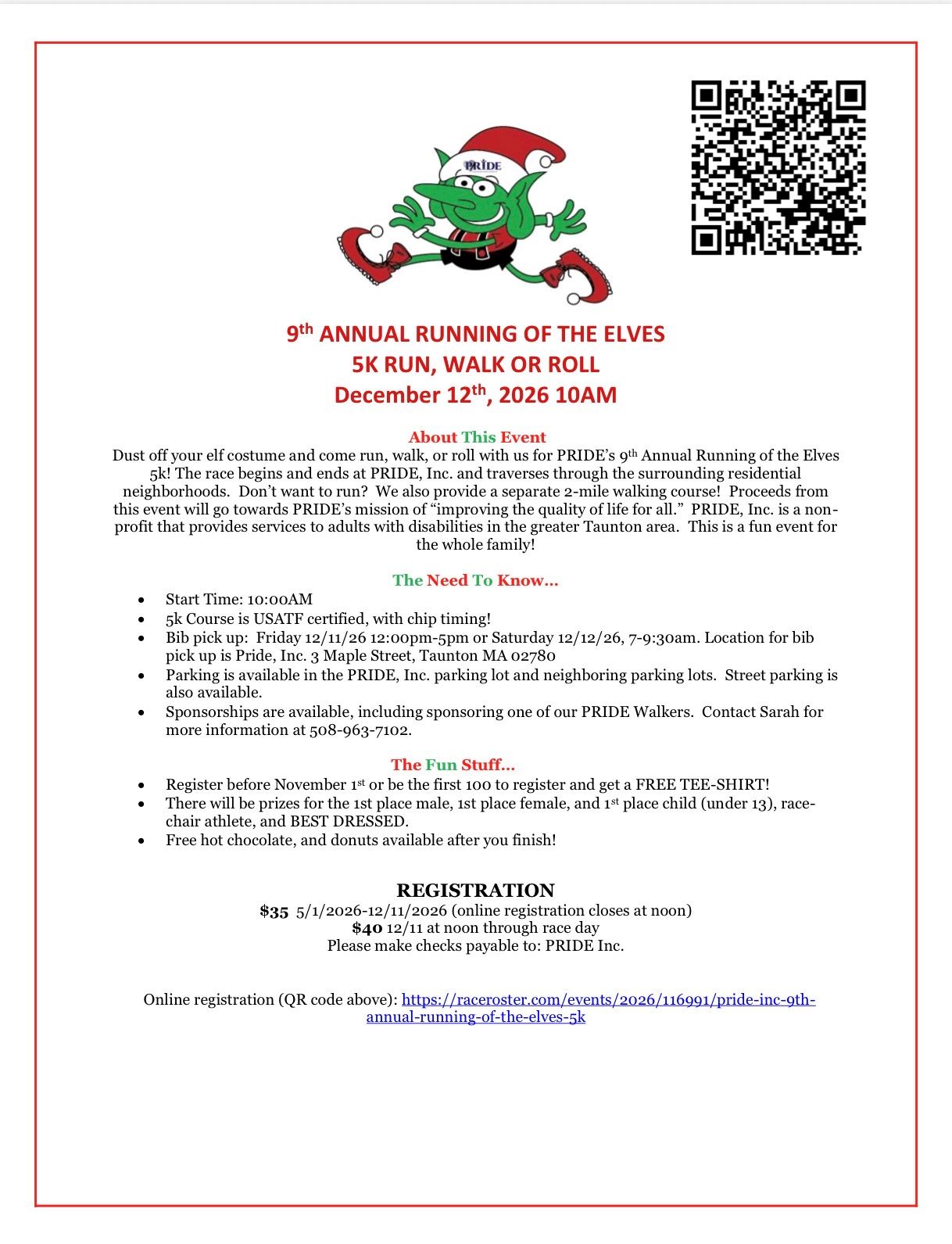 PRIDE Inc.'s Running of the Elves