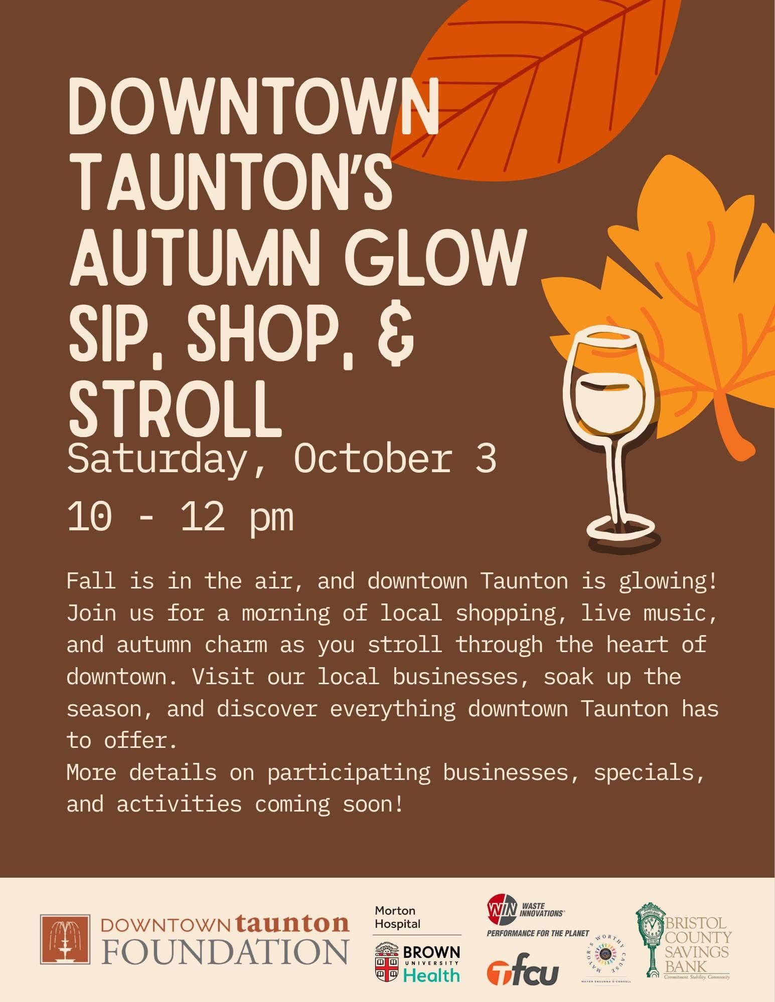 Downtown Autumn Glow Sip, Shop & Stroll