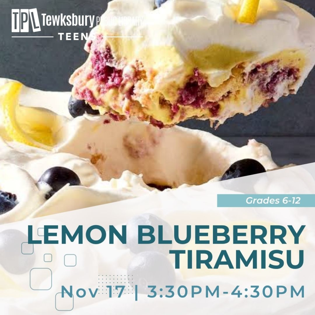 TEEN: Lemon Blueberry Tiramisu (Grades 6-12)
