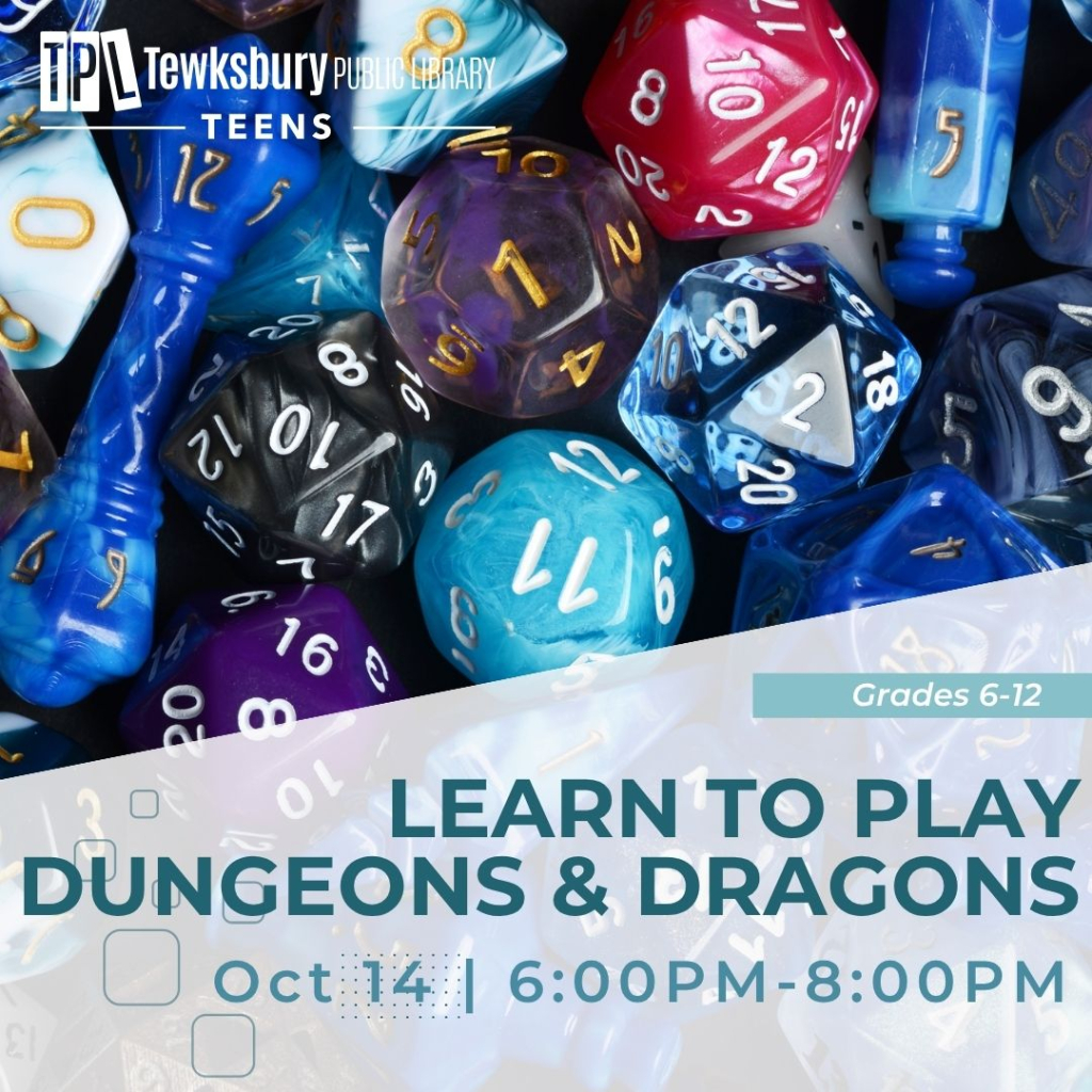 TEEN: Learn to Play Dungeons & Dragons (Grades 6-12)