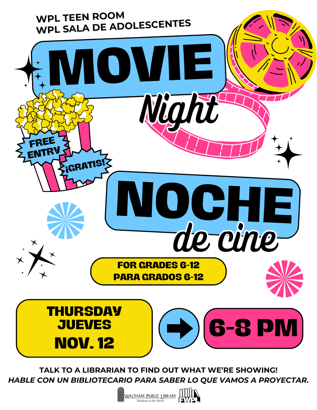 🎬 Teen Movie Night! 🎬