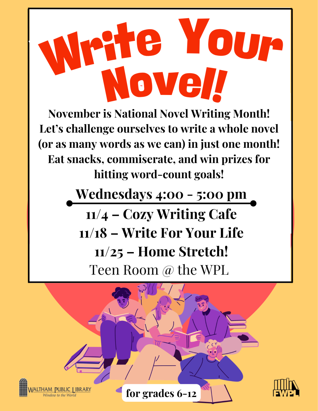 ✍️ Wordy Wednesdays, NaNoWriMo Edition: Cozy Writing Cafe!✍️