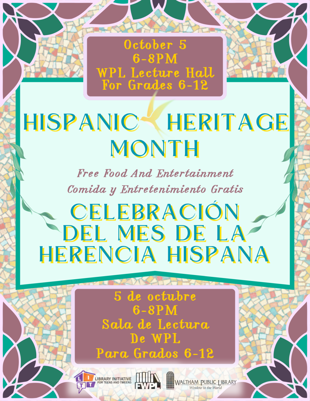 💃Teen Hispanic Heritage Month Celebration!🎶