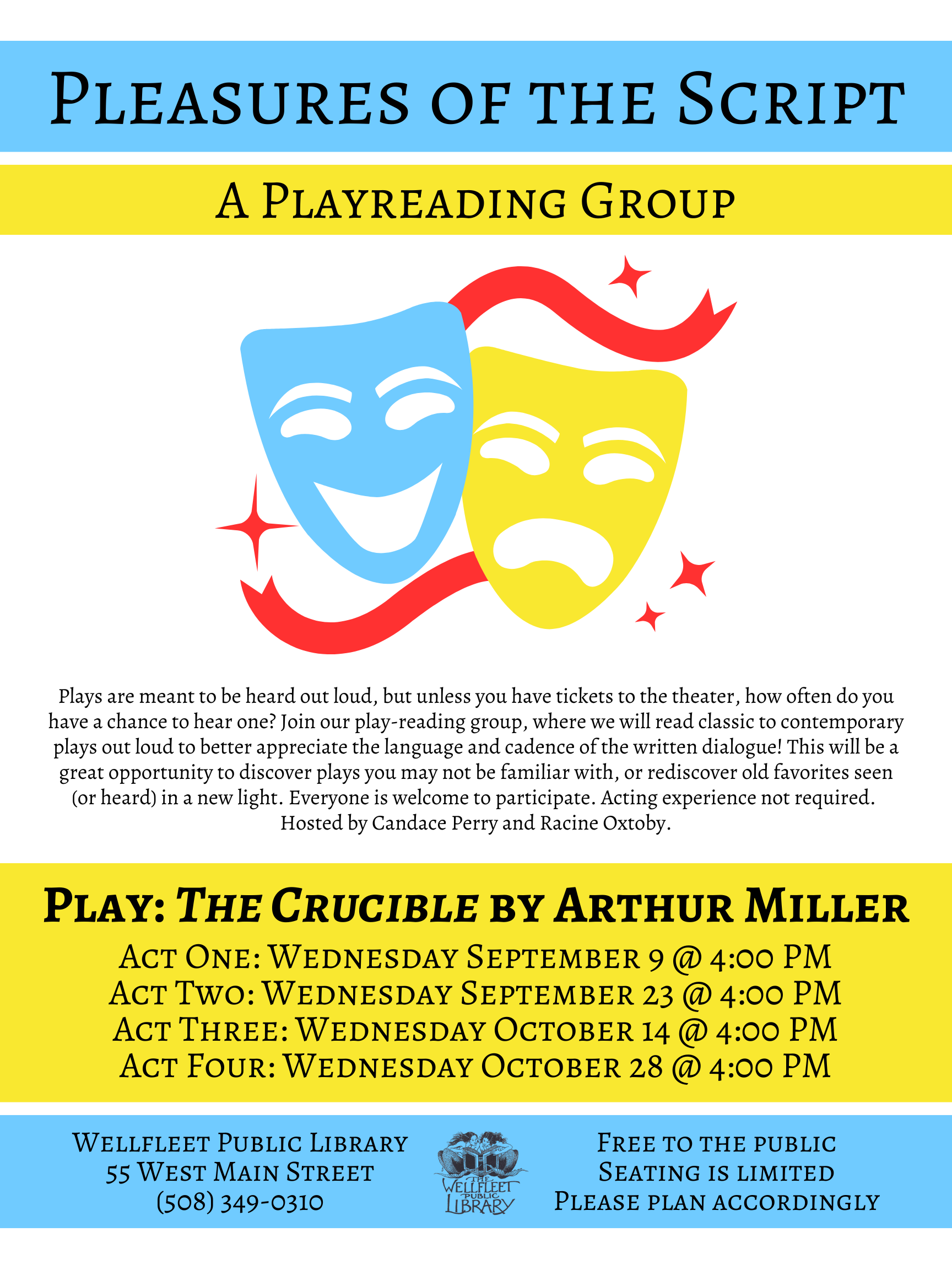 Playreading Group: "The Crucible" by Arthur Miller (Act Four)