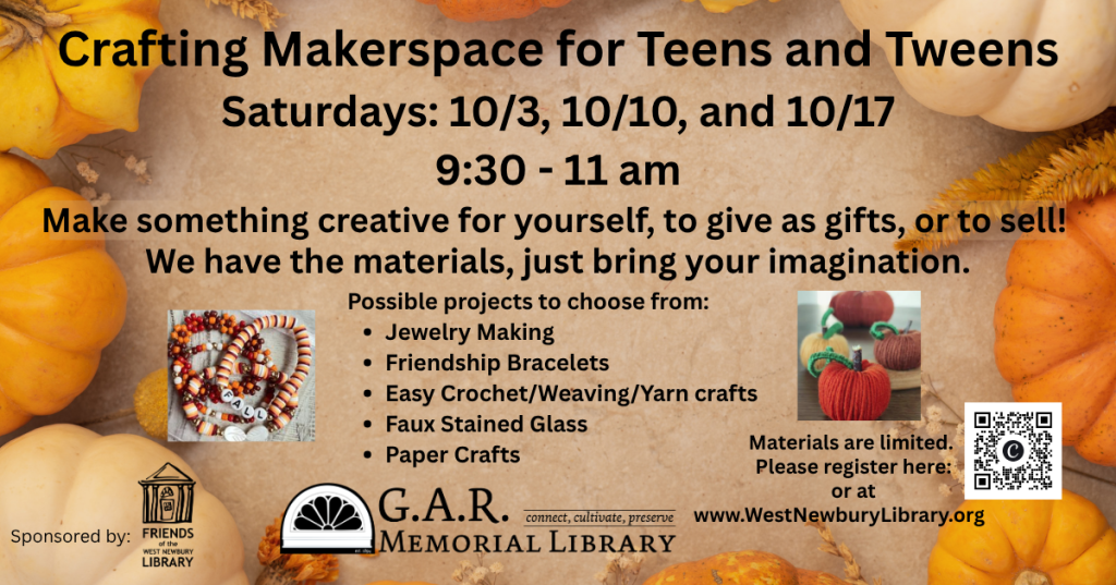 Craft Makerspace for Teens and Tweens