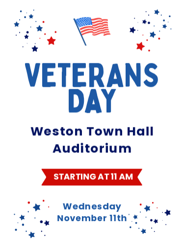 AT TOWN HALL Veterans' Day Ceremony