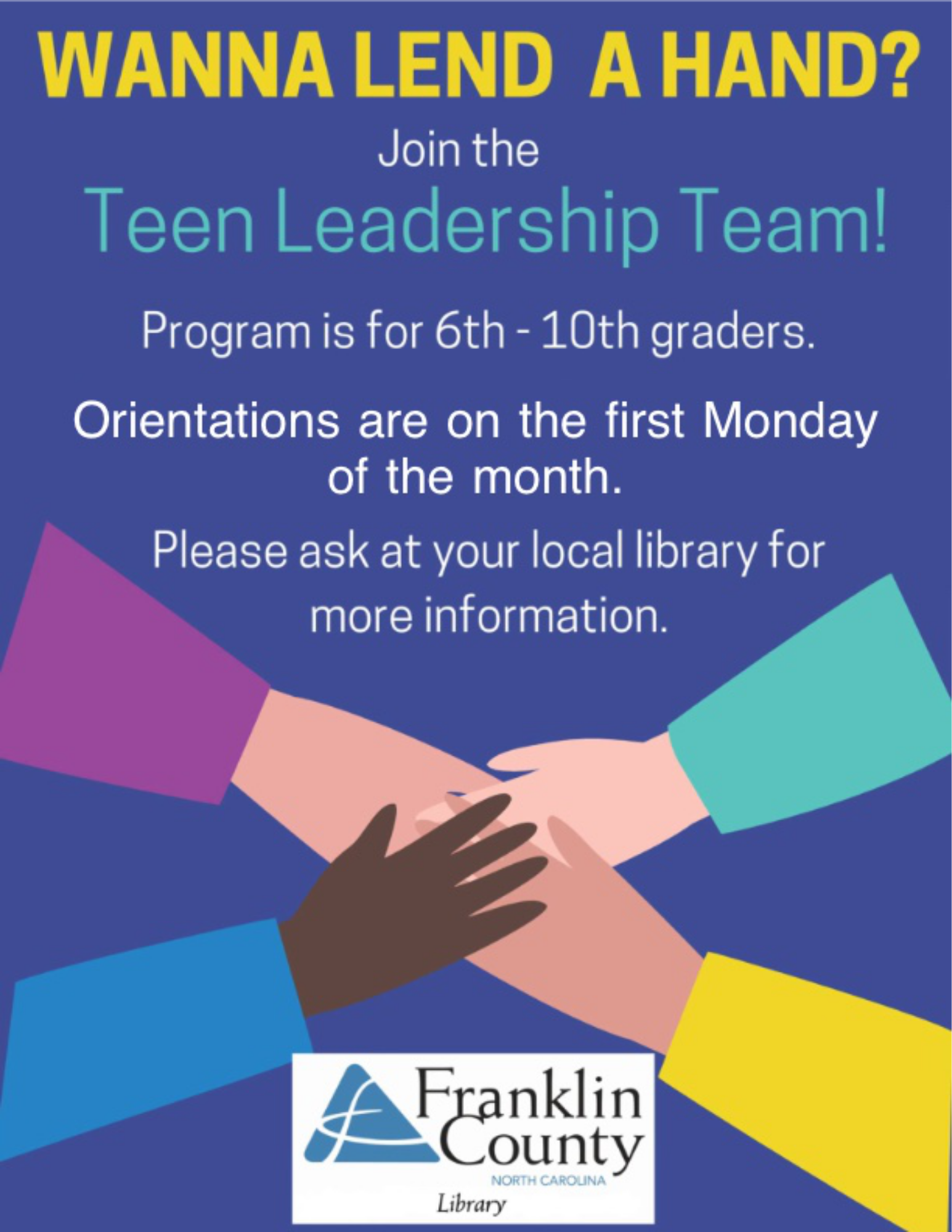 Bunn Teen Leadership Team Orientation