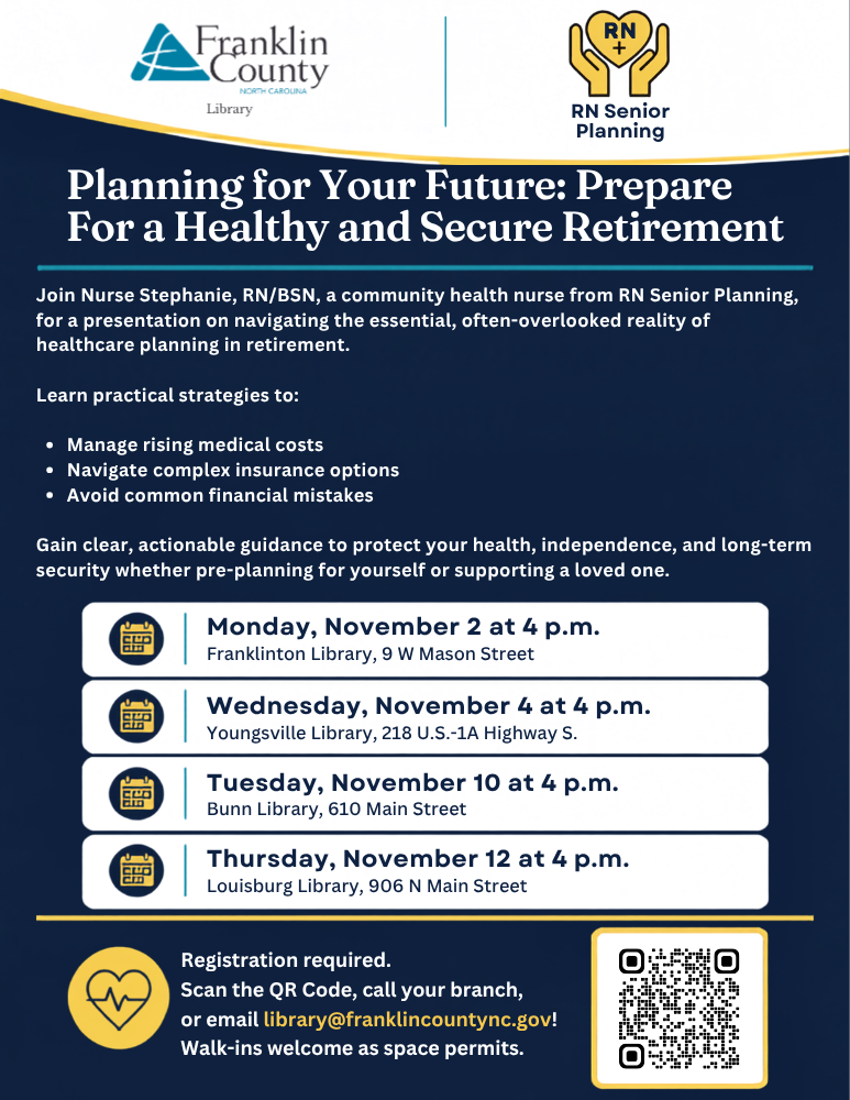 Franklinton - Planning for Healthcare Costs and Decisions in Retirement.